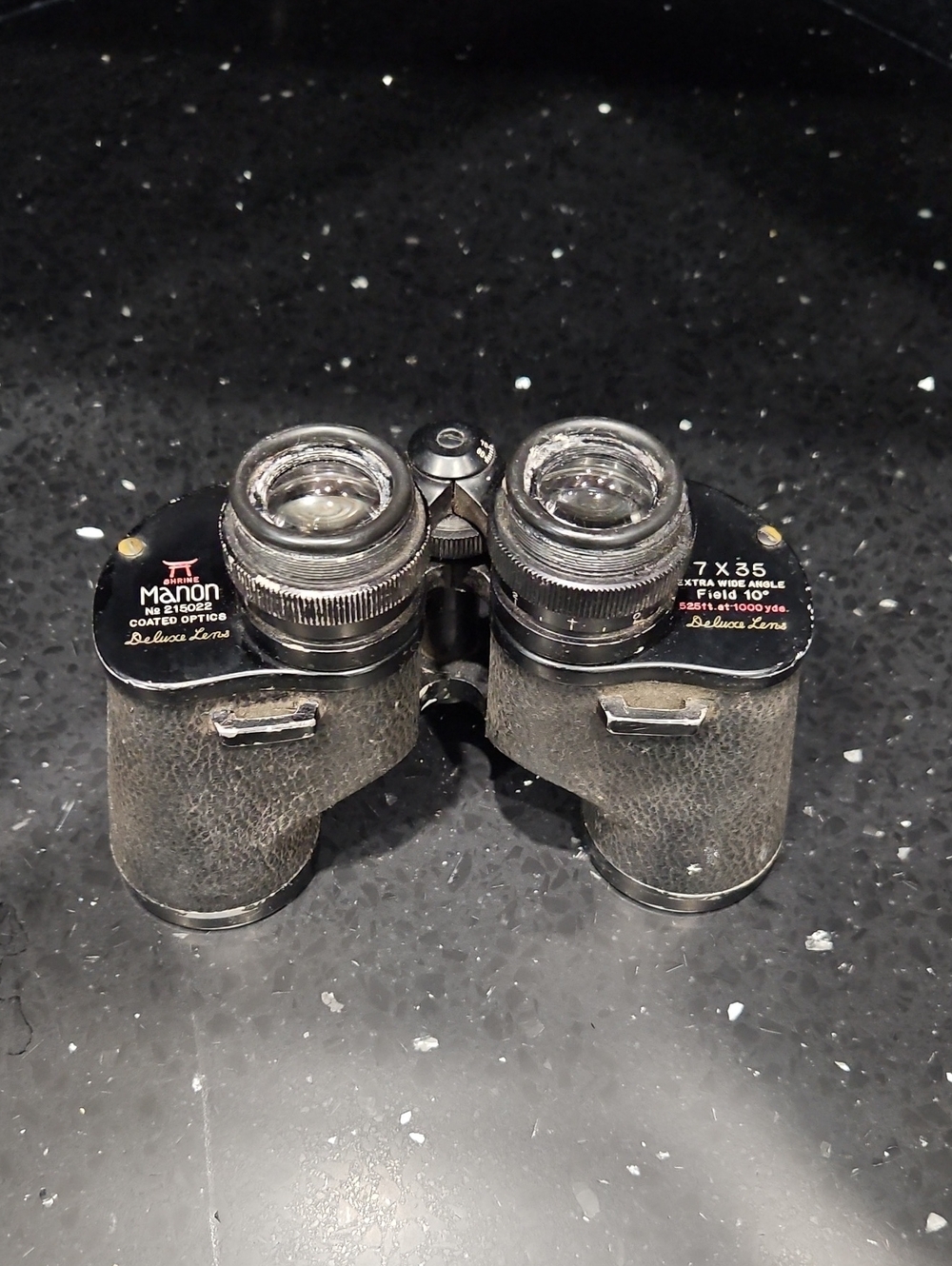 Vintage MANON Binoculars 7 X 35 Extra Wide Angle